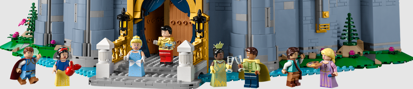 lego 43222 the disney castle base