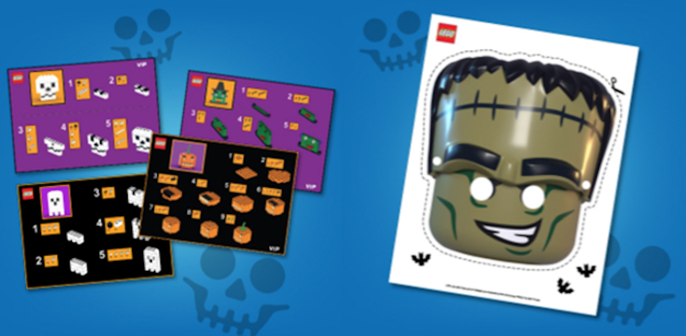 Halloween activity packs now available from LEGO VIP Rewards Centre