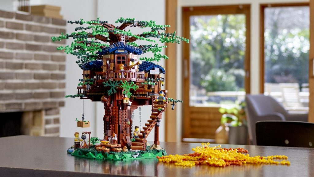 LEGO Ideas 21318 Treehouse lifestyle resized featured 1024x576