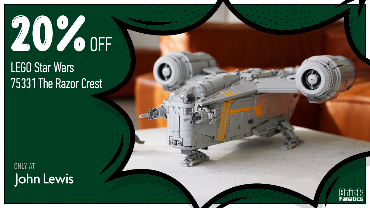 Last day to get 20% off LEGO Star Wars 75331 The Razor Crest