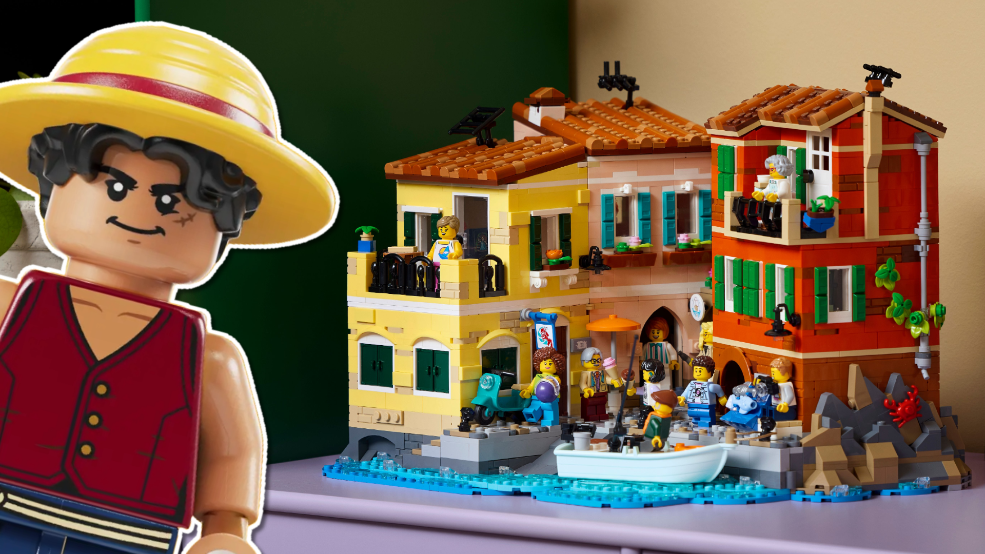LEGO Ideas 21359 Italian Riviera is a stealth One Piece set