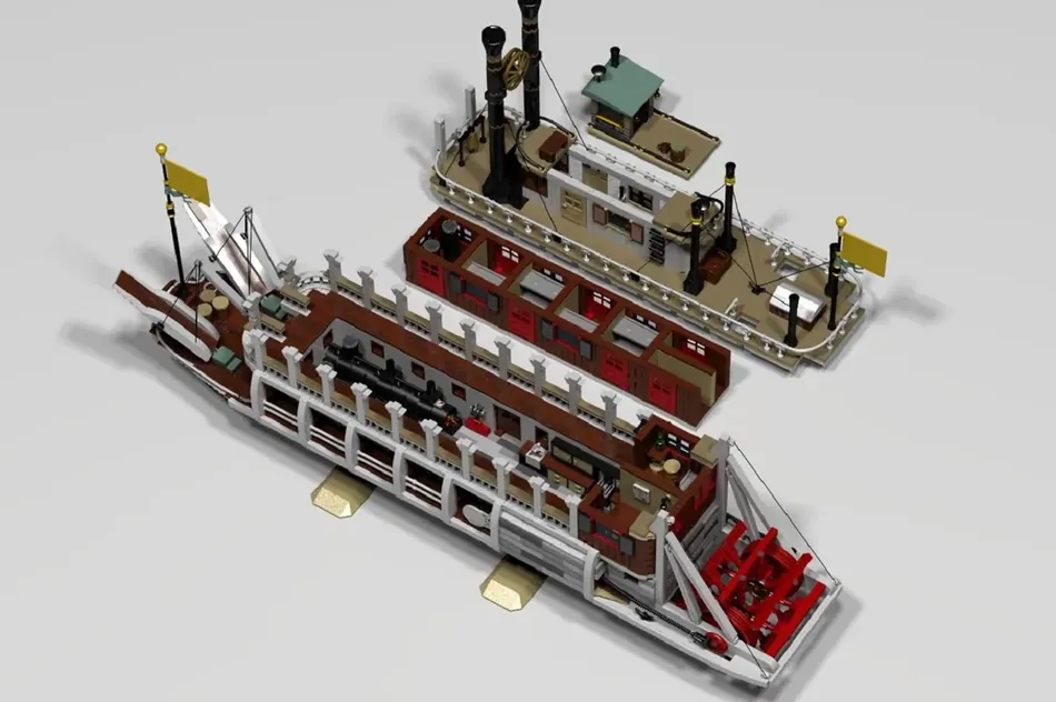 LEGO Ideas Western River Steamboat 7