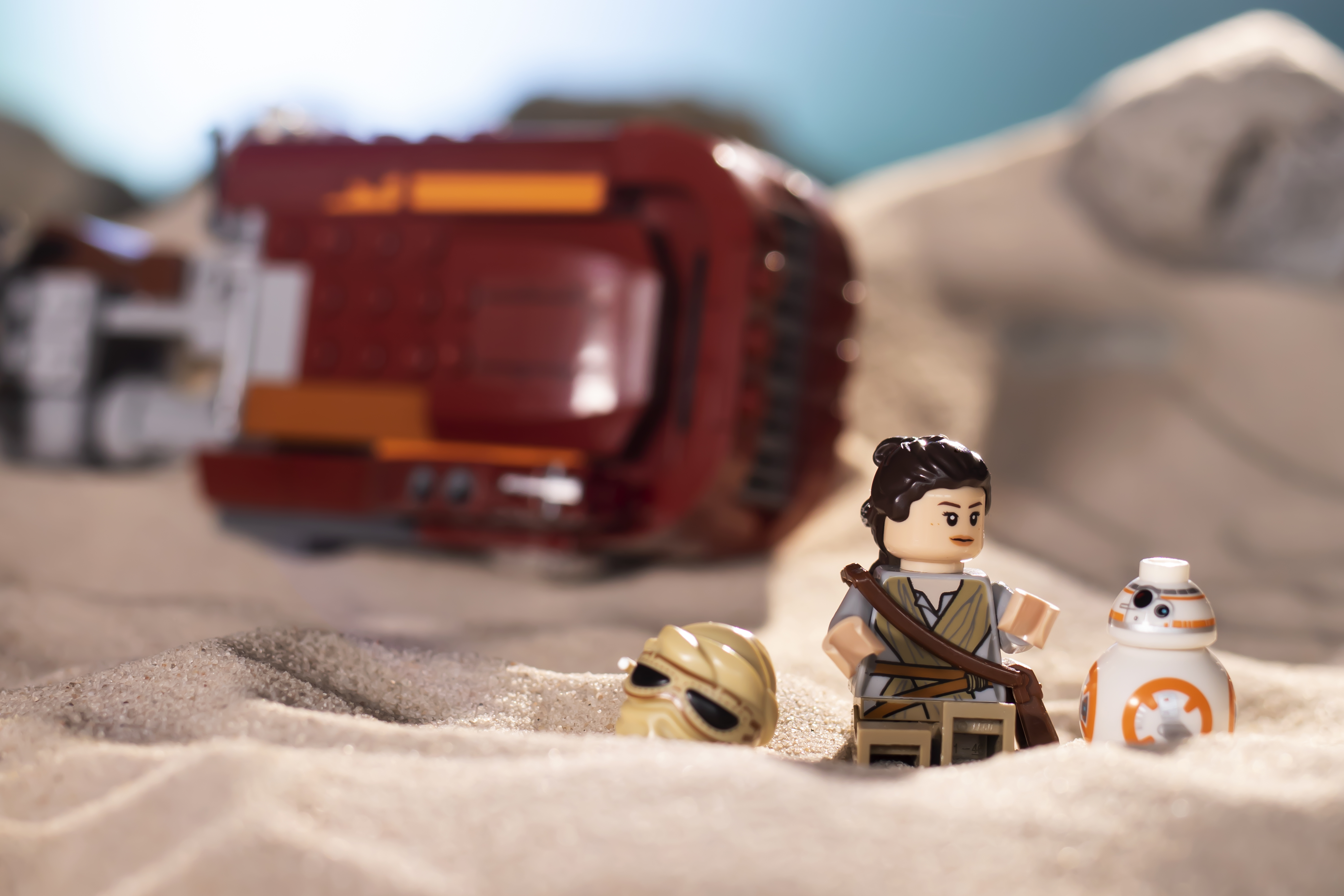 Shooting the LEGO Star Wars galaxy: Jakku