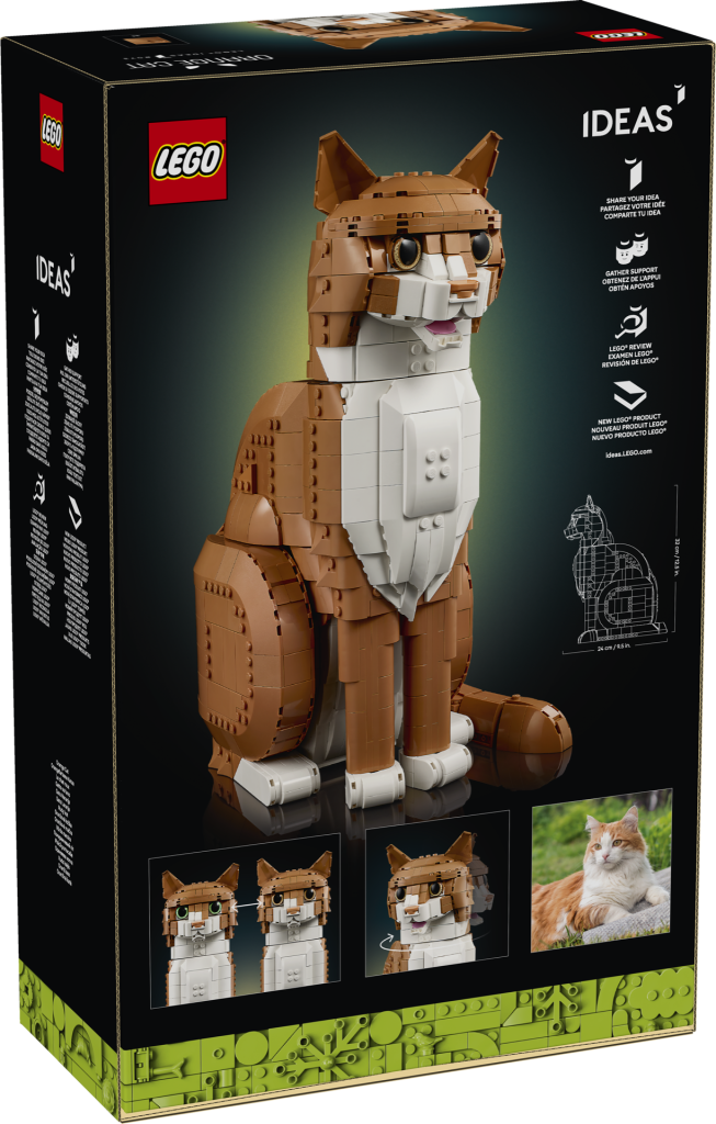 LEGO Ideas 21376 Orange Cat 2 653x1024
