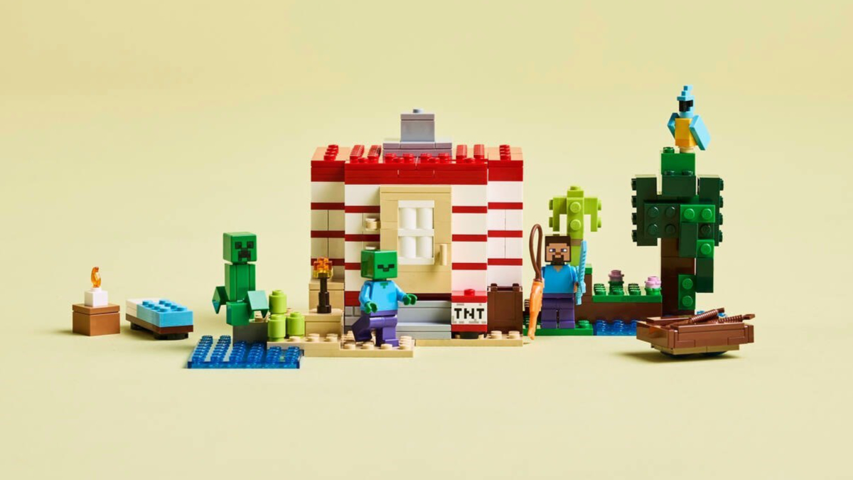 LEGO Minecraft 21275 The TNT Jungle House featured